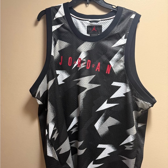 Jordan Mesh Basketball Jersey XL Lightning Bolt Jumpman #23 Nike - Picture 12 of 13
